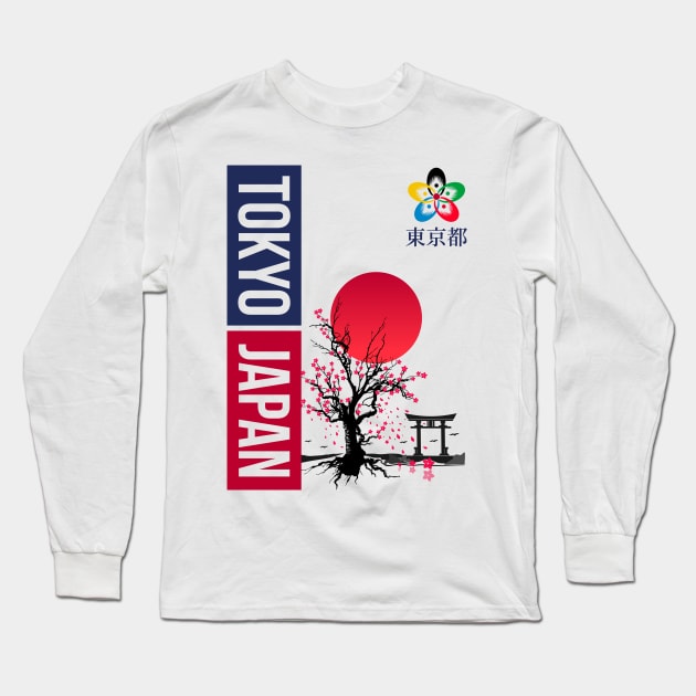 TOKYO 2021 Limited Edition 2 Sided Long Sleeve T-Shirt by VISUALUV